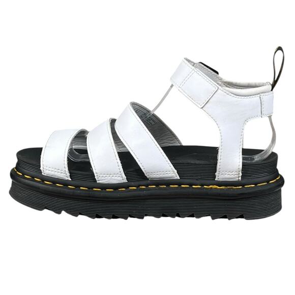Dr. Martens Blaire White Leather Platform Sandal Size US 7 - Picture 2 of 10